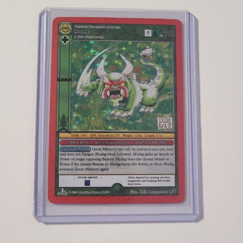 MetaZoo X Dim Mak Hodag Full Holo - Promo Card